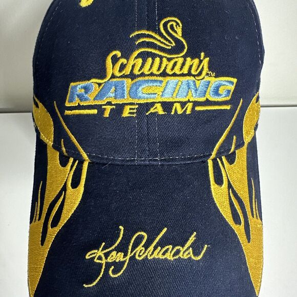 Schwans Racing Team #49 Ken Schrader Adjustable Baseball Cap Hat First Edition - Picture 6 of 13